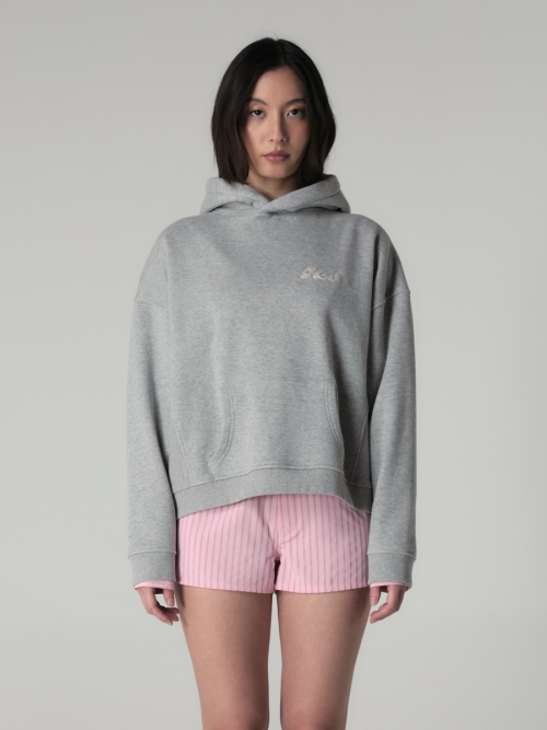 OVERSIZED COMFY HOODIE(IVORY)