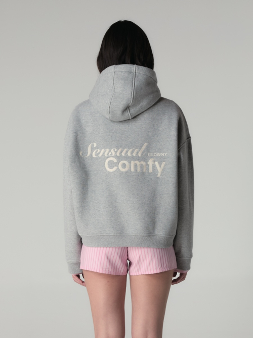 OVERSIZED COMFY HOODIE(IVORY)