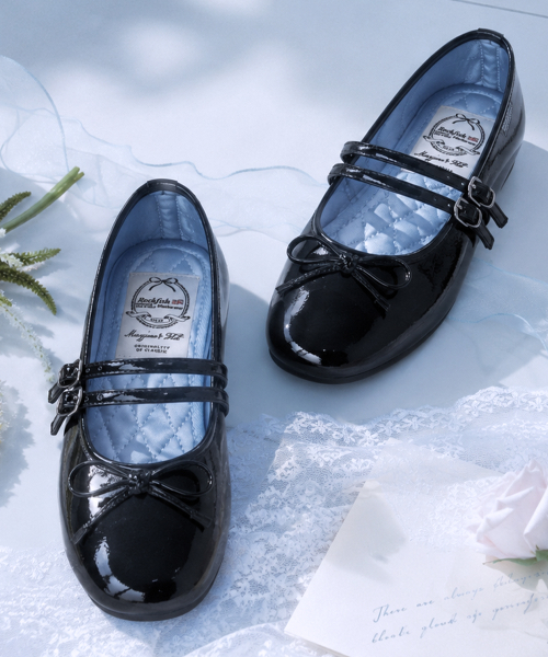 SQUARE TOE TWO STRAP MARYJANES(ENAMEL) - 5 colors