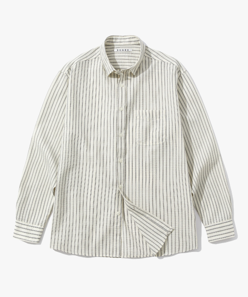 Crease Stripe Shirt - 3 COLOR