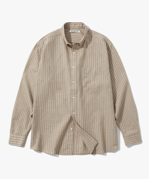 Crease Stripe Shirt - 3 COLOR