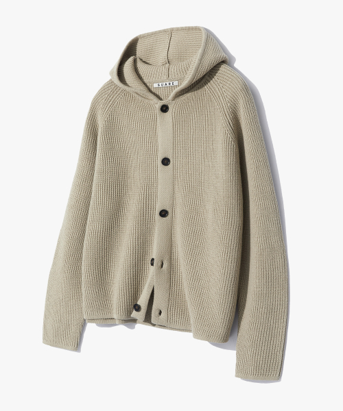 COTTON MINIMAL HOOD KNIT - 6 COLOR