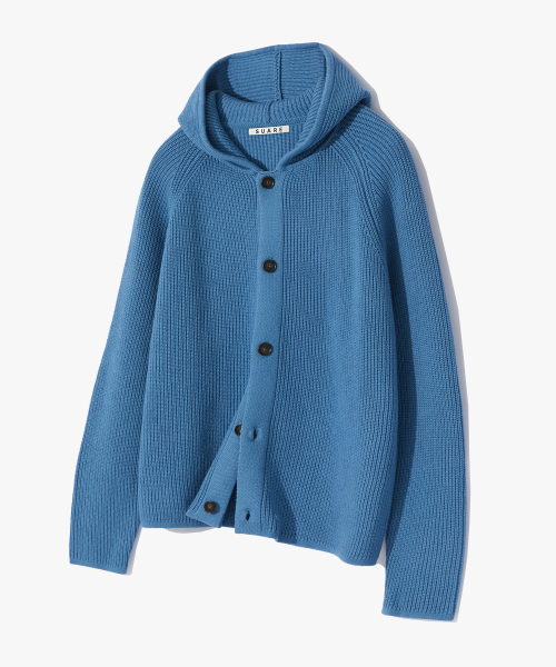 COTTON MINIMAL HOOD KNIT - 6 COLOR