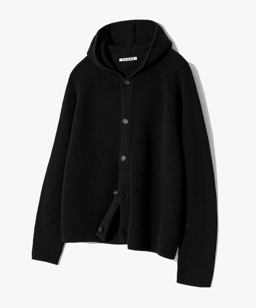 COTTON MINIMAL HOOD KNIT - 6 COLOR