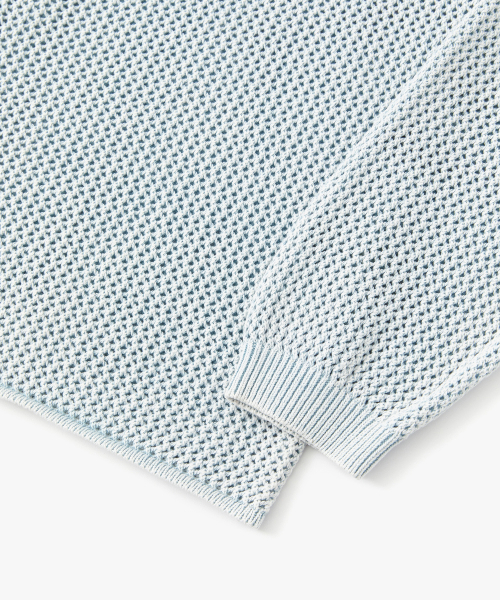 COTTON DYEING NET KNIT CLOUD