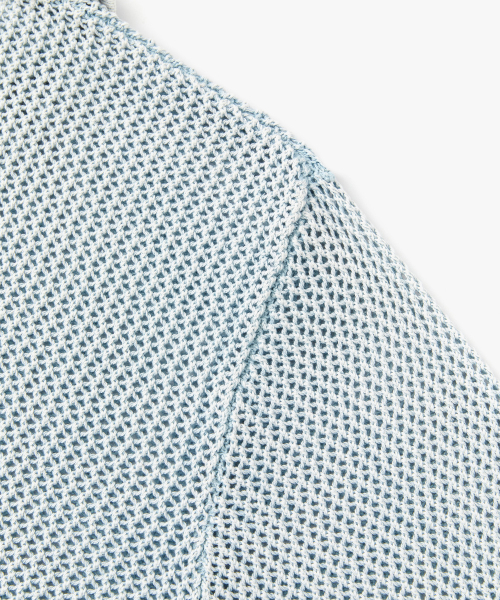 COTTON DYEING NET KNIT CLOUD