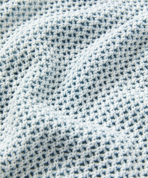 COTTON DYEING NET KNIT CLOUD