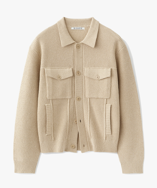 TRUCKER KNIT JACKET - 4 COLOR