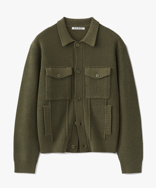 TRUCKER KNIT JACKET - 4 COLOR