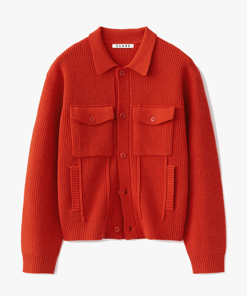 TRUCKER KNIT JACKET - 4 COLOR