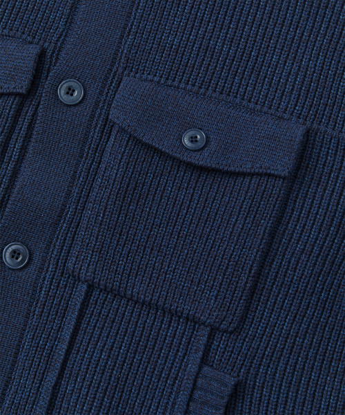 TRUCKER KNIT JACKET - 4 COLOR