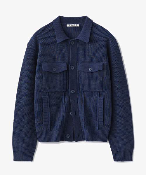 TRUCKER KNIT JACKET - 4 COLOR