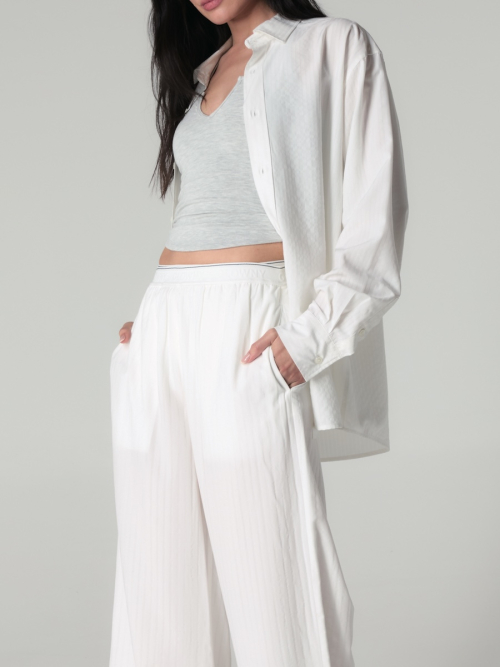 WILLY POP PANTS (WHITE STRIPE)