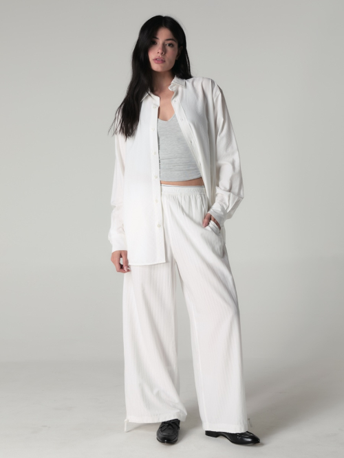 WILLY POP PANTS (WHITE STRIPE)