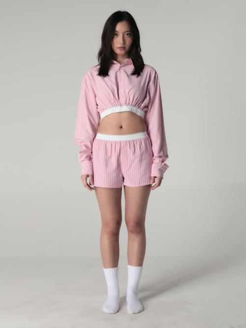 WILLY POP SHORTS (PINK STRIPE)