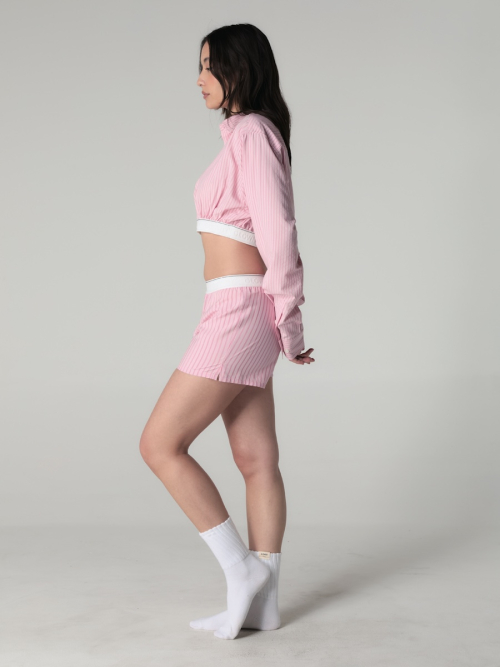 WILLY POP SHORTS (PINK STRIPE)