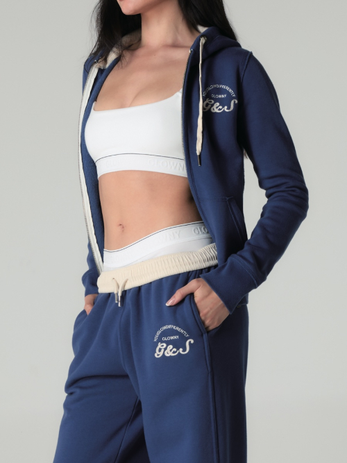 BOLD TRACKSUIT PANTS(BLUE)