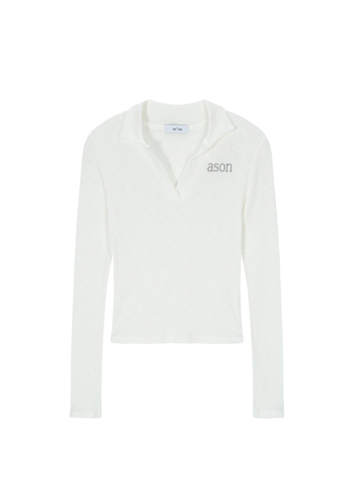 IVY COLLAR LONG SLEEVE / WHITE