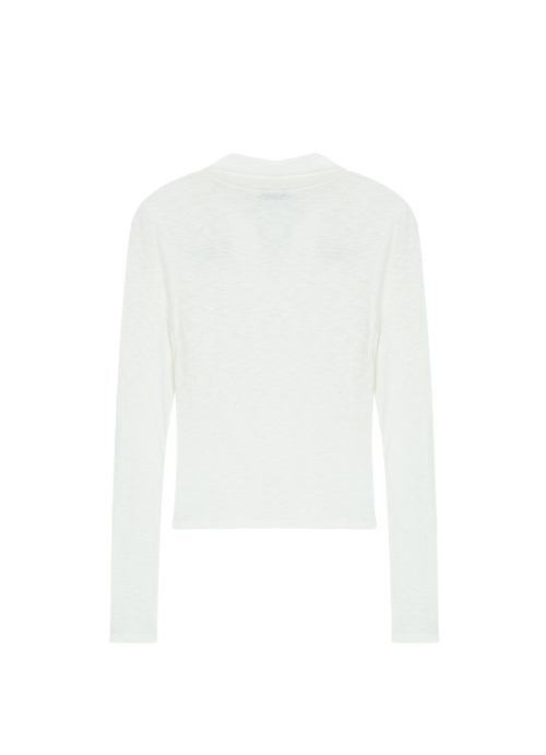 IVY COLLAR LONG SLEEVE / WHITE