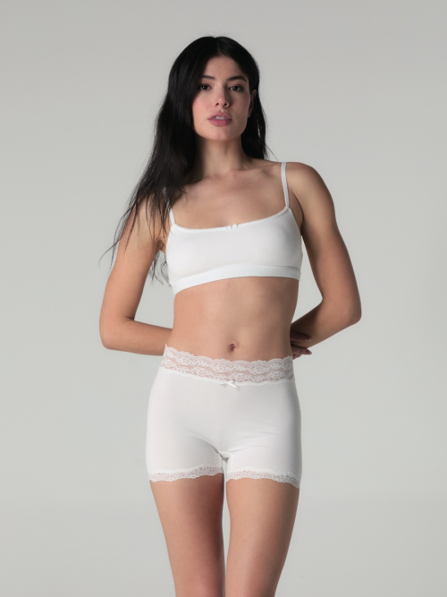 MELLOW SCOOP BRA (WHITE)