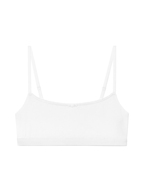 MELLOW SCOOP BRA (WHITE)