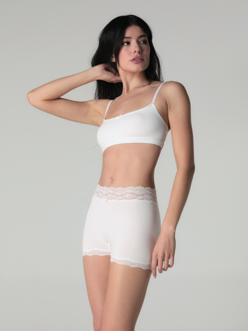 MELLOW SCOOP BRA (WHITE)