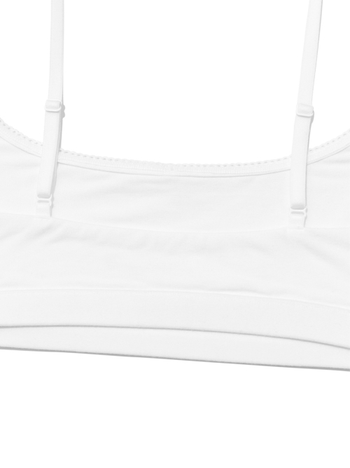 MELLOW SCOOP BRA (WHITE)