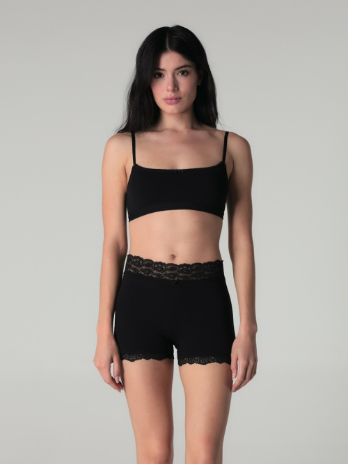 MELLOW SCOOP BRA (BLACK)