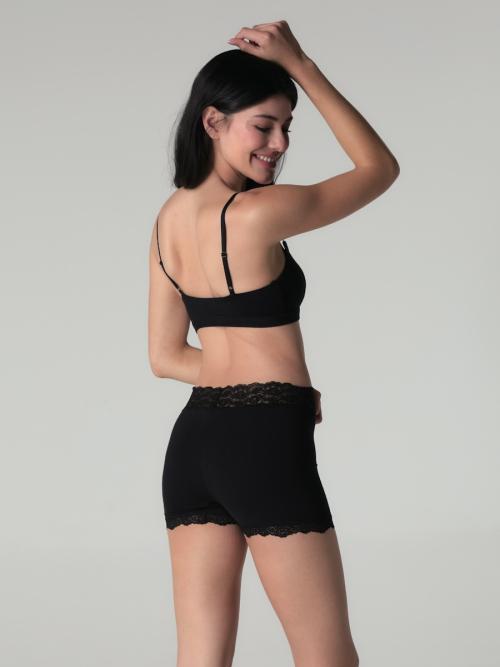 MELLOW SCOOP BRA (BLACK)