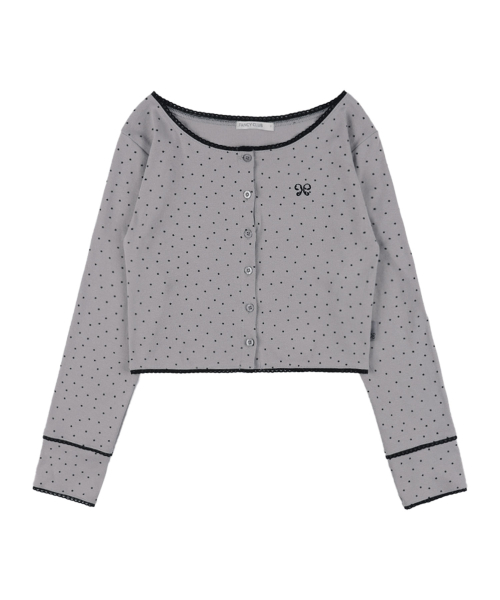 LACE BASIC CARDIGAN SET UP_3COLOR