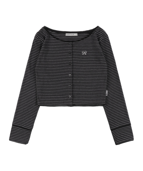 LACE BASIC CARDIGAN SET UP_3COLOR