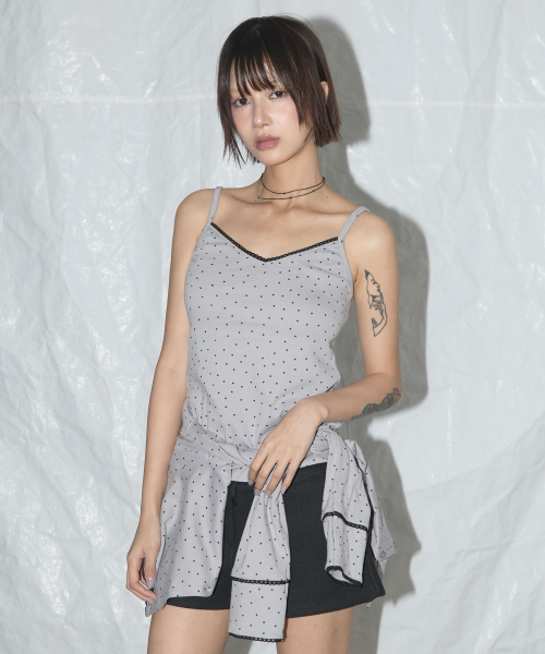 LACE BASIC CARDIGAN SET UP_3COLOR