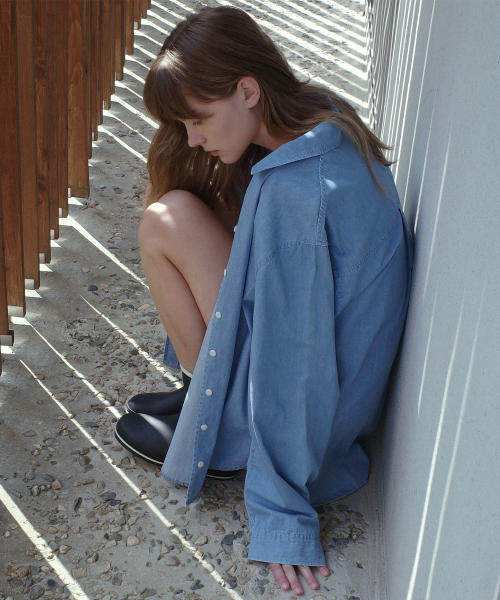 CLASSIC DENIM SHIRT - BLUE