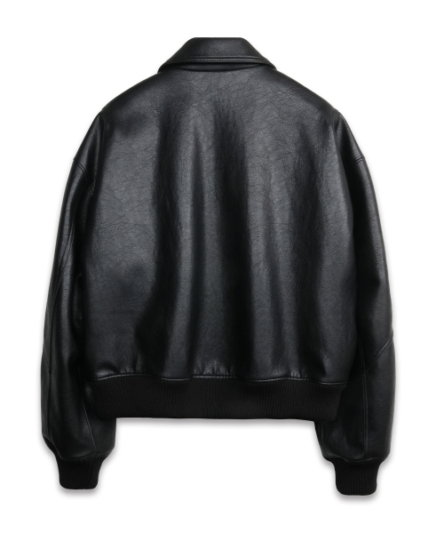 Oversized Phantom Leather Jacket