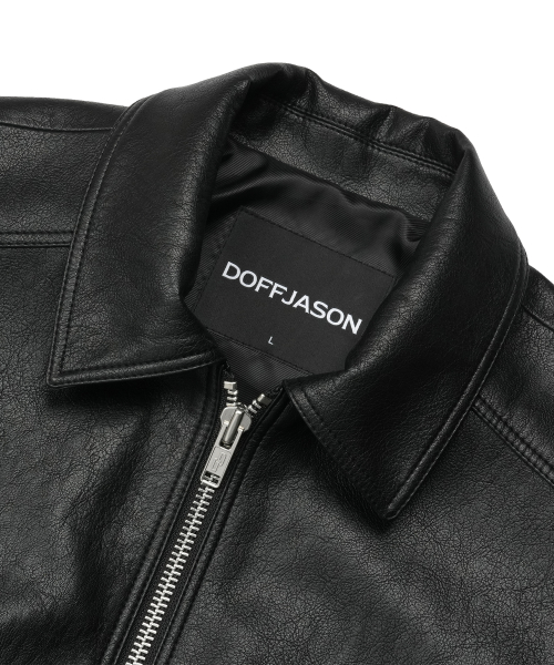 Oversized Phantom Leather Jacket