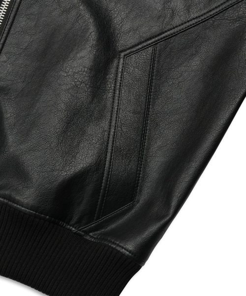 Oversized Phantom Leather Jacket