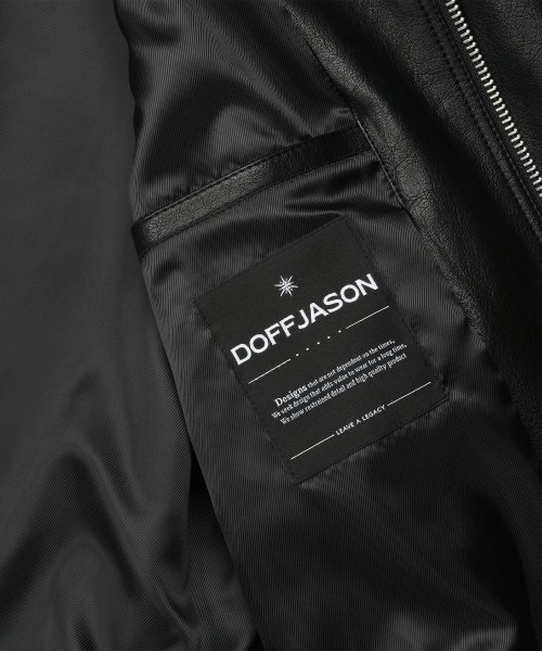 Oversized Phantom Leather Jacket