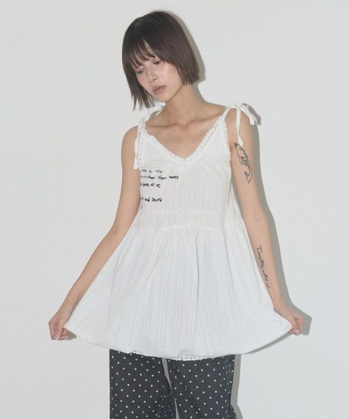 DREAMY SHEER DRESS (WHITE) F25QD799