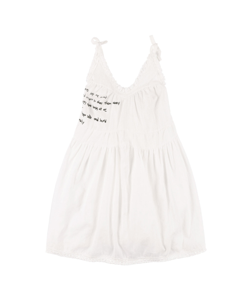 DREAMY SHEER DRESS (WHITE) F25QD799