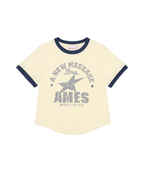 VINTAGE STAR TEE CREAM