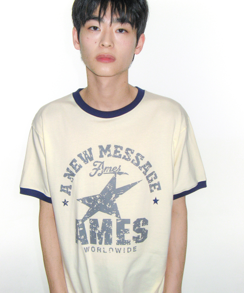 VINTAGE STAR TEE CREAM