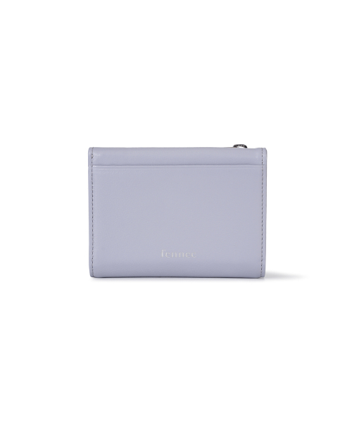 HEARTY ZIPPER WALLET - MISTY LAVENDER