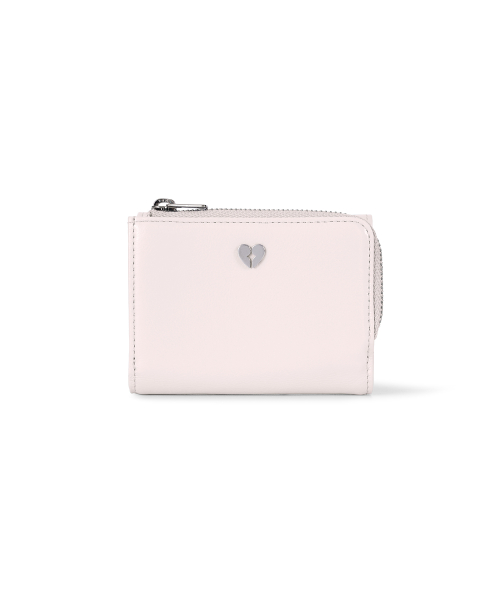 HEARTY ZIPPER WALLET - BLOSSOM