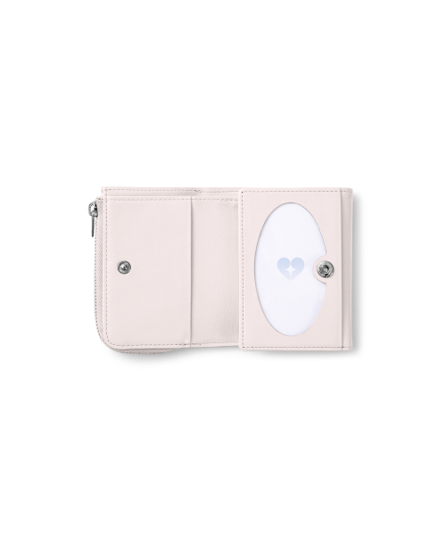 HEARTY ZIPPER WALLET - BLOSSOM
