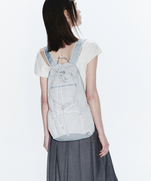 AIRY POCKET BACKPACK - GREY