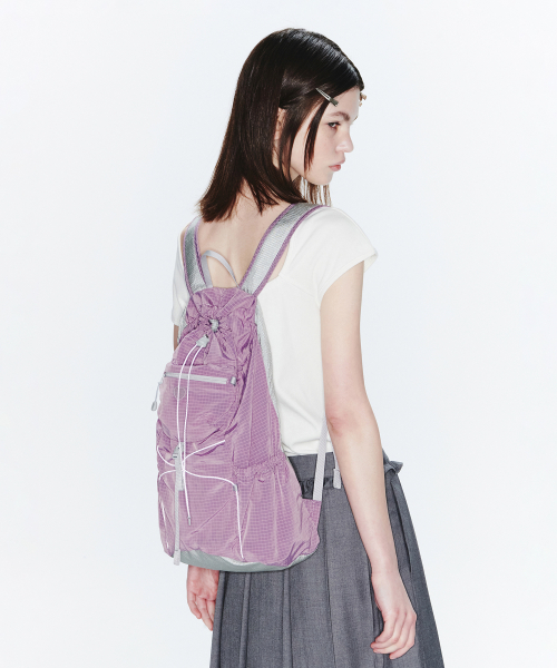 AIRY POCKET BACKPACK - PURPLE