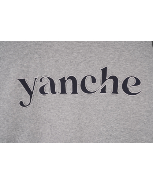 YANCHE 맨투맨_멜란지그레이