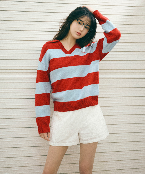 LACE FRILL SHORT PANTS WHITE