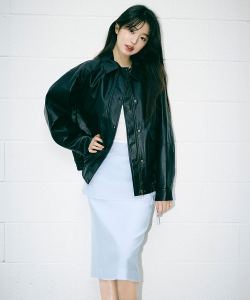 SEE-THROUGH LAYERED SKIRT SKY