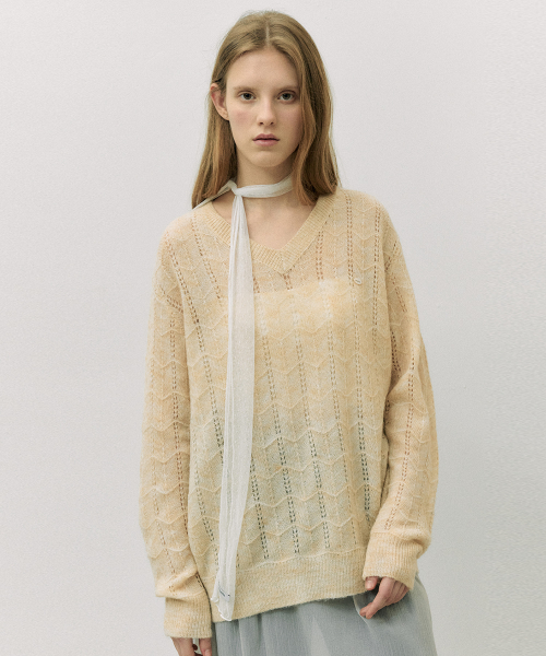 LOOSE FIT SKASHI KNIT BUTTER